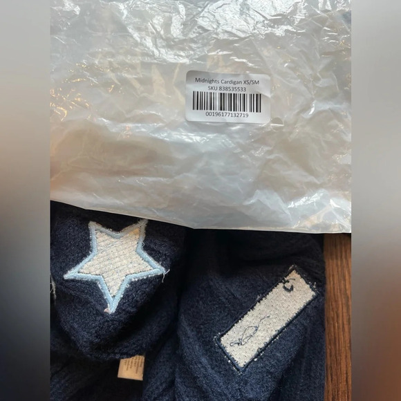 ✨NWT TAYLOR SWIFT MidnightsCardigan Sweater Size XS/S Limited Edition - Picture 6 of 11